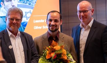 3. Platz: Leander Löwe (Bildmitte) und Oliver Schmid (fehlt)