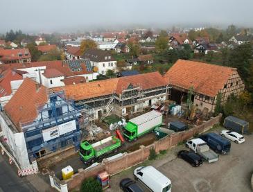 Fortsetzung und Fortschritt auf der größten Baustelle in Wanfried